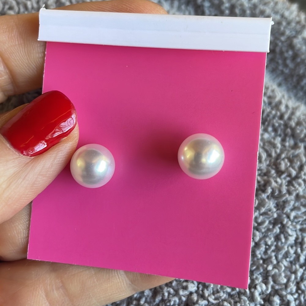 Kate Spade Hummingbird and Pearl Double Sided Earrings - Picture 4 of 6